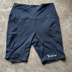 Black 6” biker shorts (large)